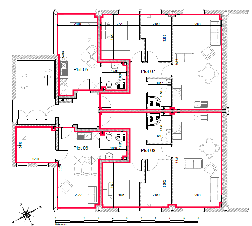 Floor Plans 5, 6, 7, 8